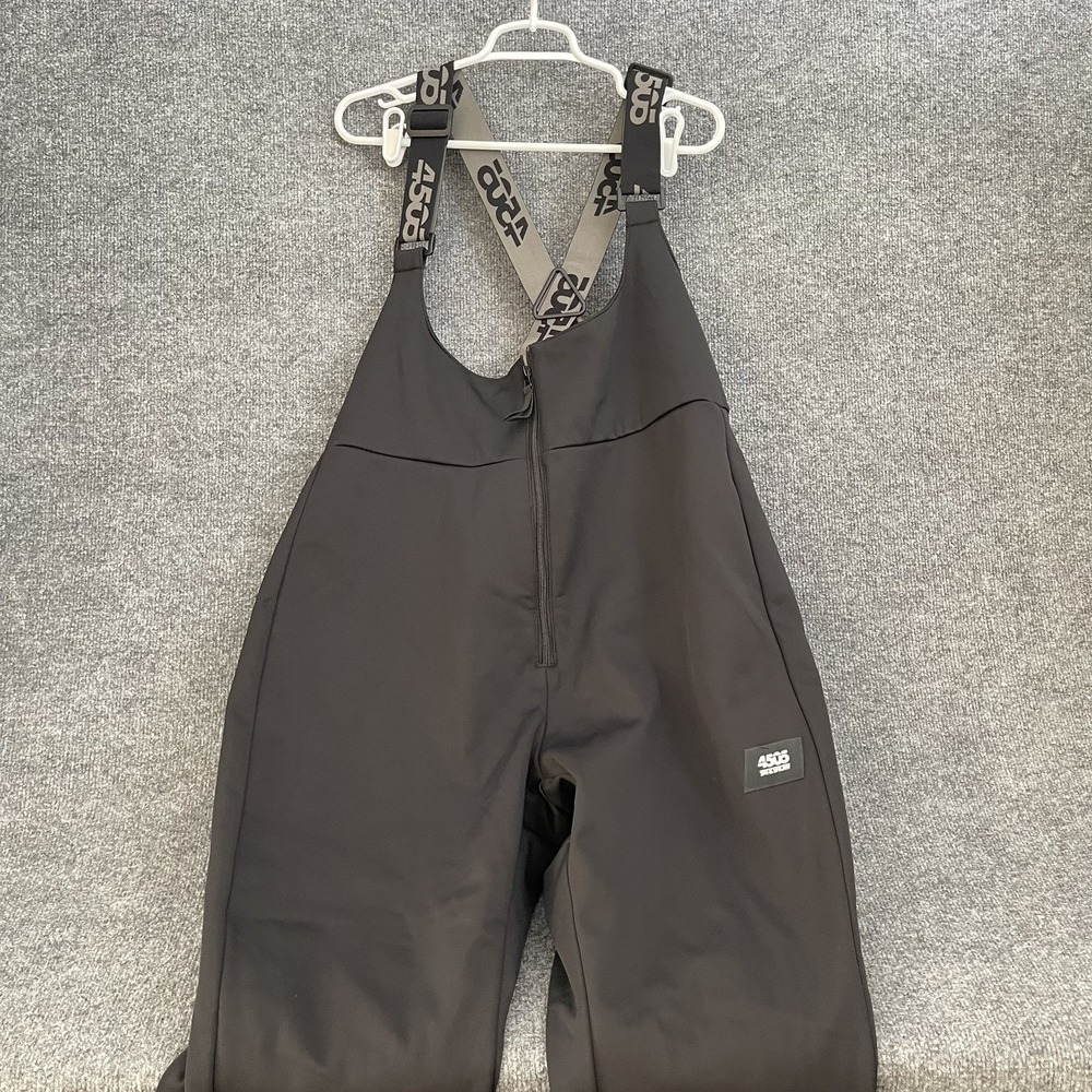 ASOS 4505 Ski Suit Womens Sz 16 Bibs Snow Pants  Black